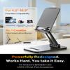 LISEN for iPad Stand Tablet Holder for Desk, Cool Home Office Desk Accessories for Men Women Kids Tablet Gifts, Office Home Essentials Gadgets Portable Monitor Stand for iPad a16 Accessories Switch view 2