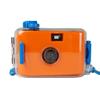 Orange Underwater Focus Free 35mm Point and Shoot Film Camera view 1
