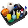Akro-Mils 09185 Plastic Tote Tool & Supply Cleaning Caddy with Handle, 18-3/8-Inch x 13-7/8-Inch x 9-Inch, Black view 2