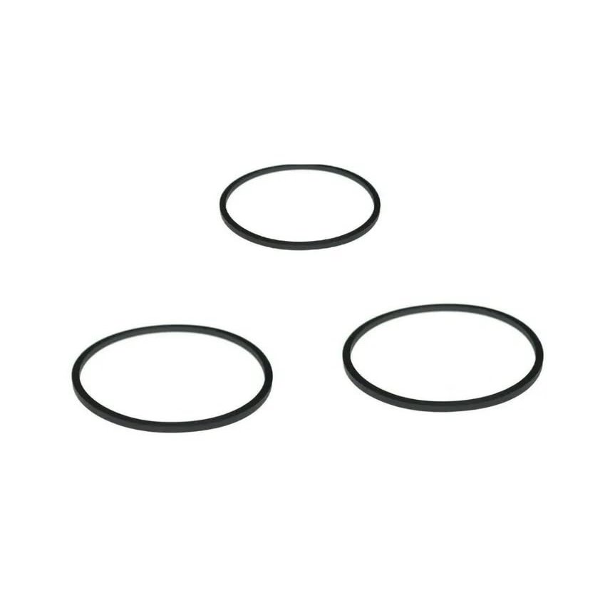3X Belts Kit Set/Supplied: 1x Door Motor Belt + 2X Drive CD DVD Mechanism Loading Carousel Belts Compatible with Sony Disc Player