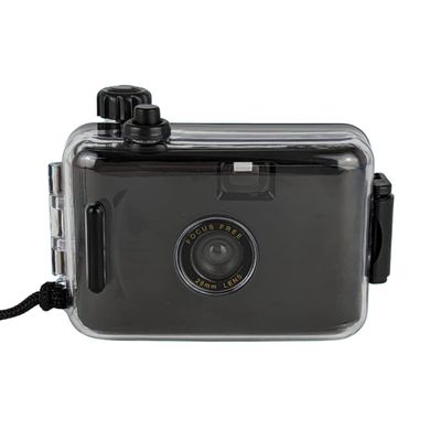 Black Underwater Focus Free 35mm Point and Shoot Film Camera