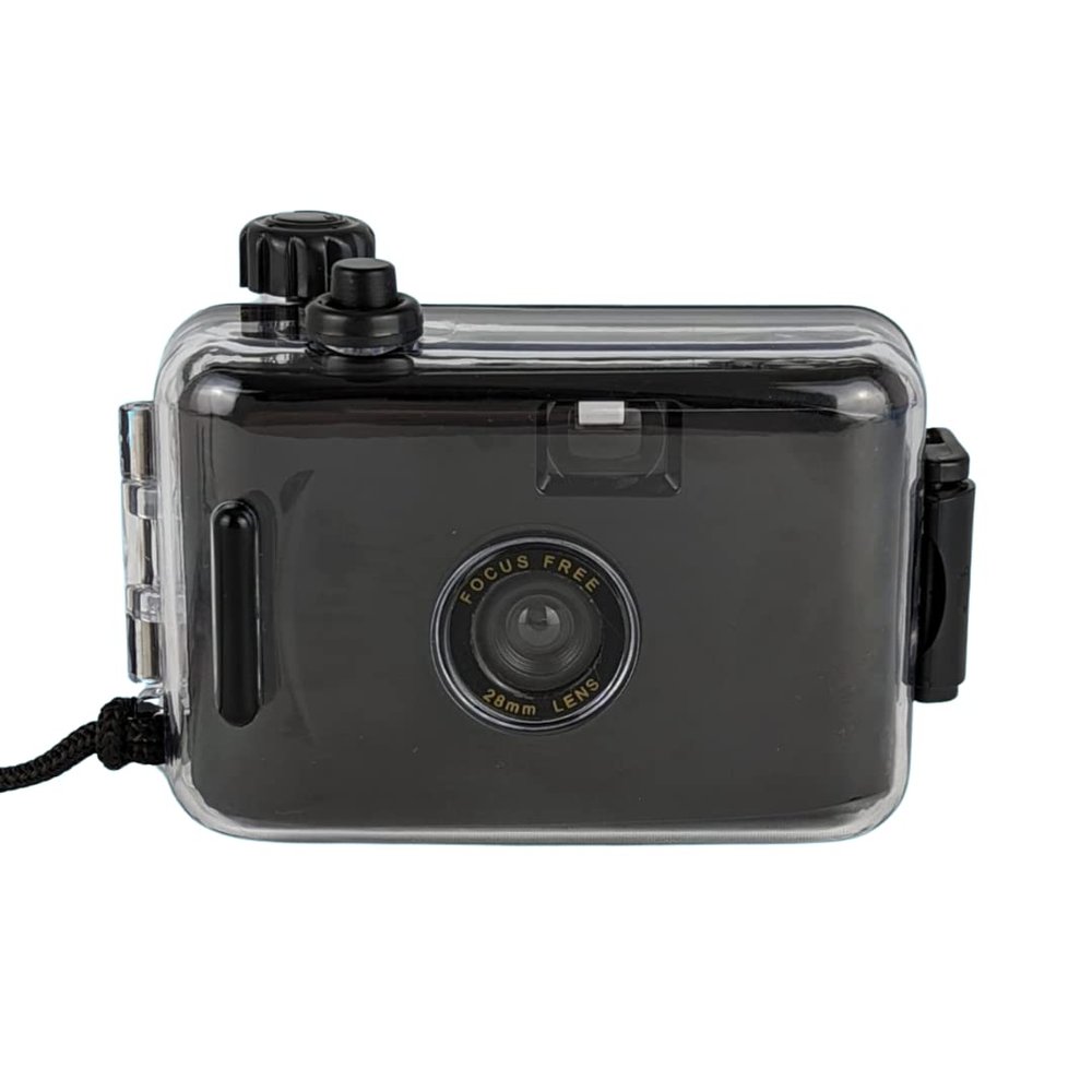 Black Underwater Focus Free 35mm Point and Shoot Film Camera