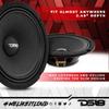 DS18 PRO-NS8.4 8 Inches Shallow Loudspeaker Car Audio - Midrange 400W Max 200W RMS 4 Ohms Slim Neodymium Magnet - The Most Elegant Neodymium Midrange Loudspeakers Available - 2 Speakers view 4