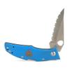ARIAT G10 Serrated Blade Folding Knife, Blue, 3" Blade (Medium) view 1