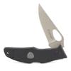 ARIAT Inset Shield Logo Plain Edge Blade Folding Knife, Black, 3.5" Blade (Large) view 1