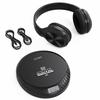 Coby Portable CD Player with MP3 Playback & FM Radio, 60-Second Anti-Skip Protection, Foldable Wired Headphones, Compact Retro Discman Music Player for Home, Car, Travel & Seniors  Clear Stereo Sound view 3