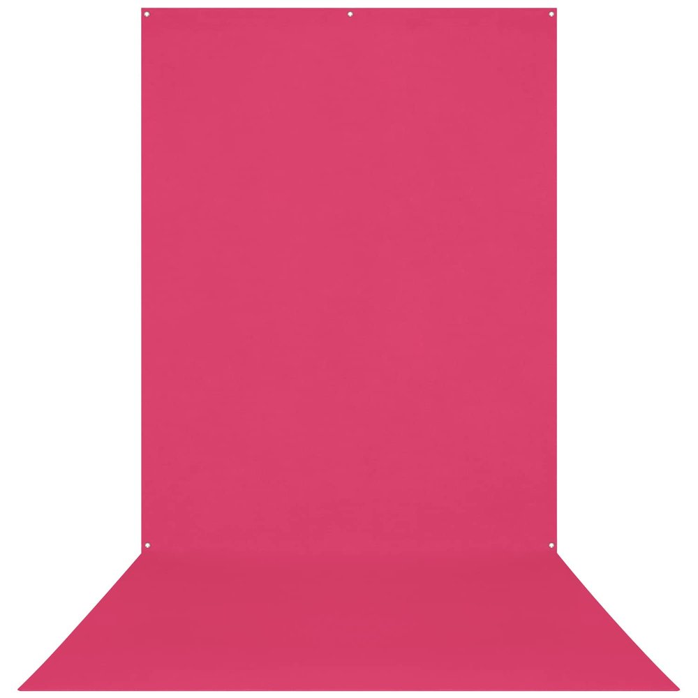 Westcott X-Drop Wrinkle-Resistant 5' x 12' (1.52 x 3.66m) Sweep Backdrop for Headshots, Full-Body Photoshoots & Product Photos - Portable and Travel Friendly (Dark Pink)