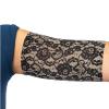 Linphelle Coverpicc - Upper Arm Cover for Picc Line, Soft Microfiber Arm Sleeve, Ideal for Picc Line, Glucose Sensor, Tattoo or Wounds, Black Lace, Size Medium view 1
