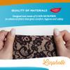 Linphelle Coverpicc - Upper Arm Cover for Picc Line, Soft Microfiber Arm Sleeve, Ideal for Picc Line, Glucose Sensor, Tattoo or Wounds, Black Lace, Size Medium view 3