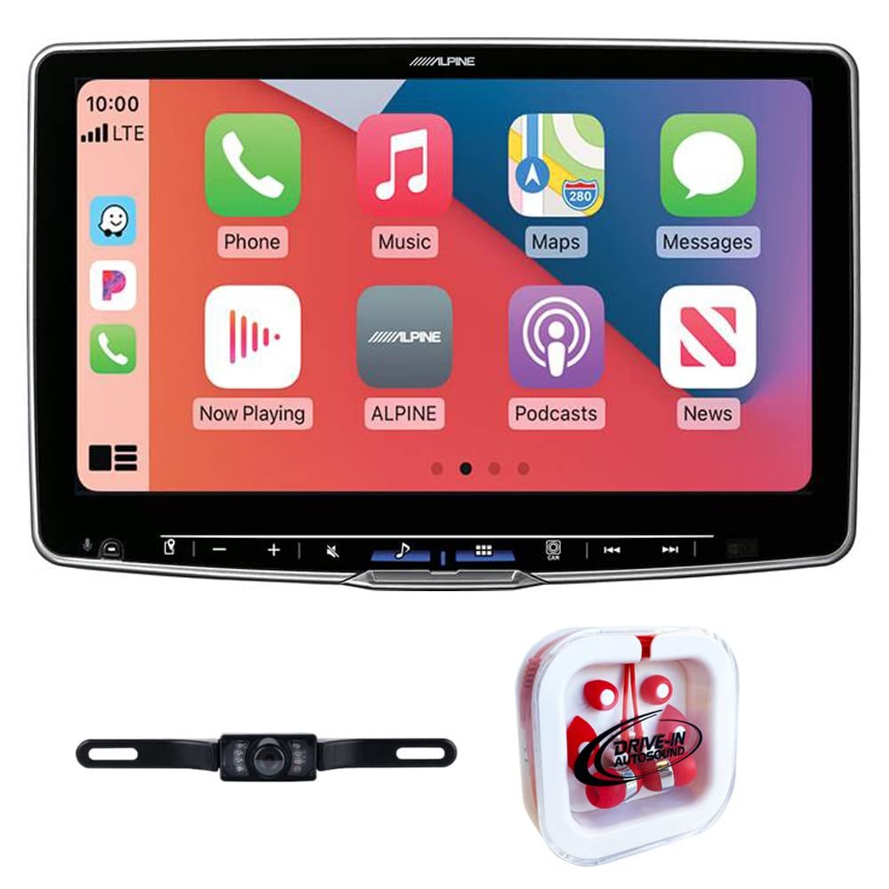 Alpine Halo11 ILX-F511 11 Inch Digital Multimedia Receiver with License Plate Camera