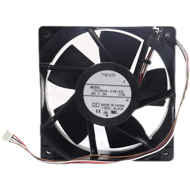 12038VA-24R-EU DC24V 1.77A 12038 12cm 4-Wire Inverter Cooling Fan