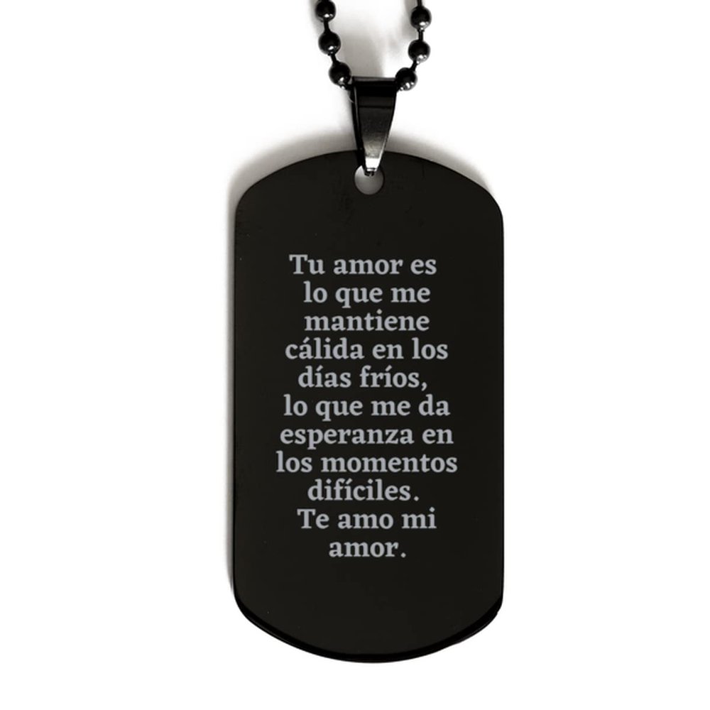 Tu Amor ES lo que me mantiene c