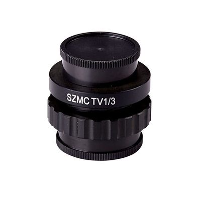 Microscope Accessories Kit 1/3X C-Mount Lens Adapter CTV Adapter for XSZ7045 Trinocular Stereo Microscope Microscope Slides