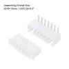 MECCANIXITY 2.54mm Pitch XH Connector Kits 7 Pin Male Female Header Right Angle Socket Housing Cable Adapter and Crimp DIP Kits, 50 Set(450pcs) view 2