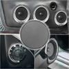 X AUTOHAUX 2pcs 6.5 Inch Car Metal Audio Speaker Grill Cover Mesh Woofer Horn Guard Decorative Circle Grille Protector Silver Tone view 3