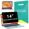 ZOEGAA Laptop Privacy Screen 14 inch for 16:10 Aspect ratio, 14" Removable Anti Glare Protector Blue Light Filter Shield Compatible with Lenovo Hp Dell Acer Asus Thinkpad Envy Xps view 1