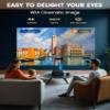 [Auto Focus/4K Support] Projector with WiFi 6 and Bluetooth 5.2, 700ANSI Native 1080P Outdoor Movie Projector, WiMiUS P62 Auto 6D Keystone & 50% Zoom, Smart Home Projector for iOS/Android/TV Stick view 2