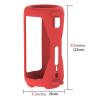 Geekria Silicone Speaker Case Cover Compatible with JBL Pulse 5, Protective Soft Skin, Replacement Bluetooth Speakers Travel Carrying Sleeve with Keychain Hook with Shoulder Strap (Red) view 4