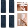 Self-Adhesive Desktop Socket Fixer, Adhesive Punch Free Socket Holder, Power Strip Holder Fixator, Desktop mountable Plug-in Socket Fixer Holder for Desk, Wall, WiFi Router, Paper Towel Box (Blue) view 1