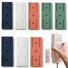 8 PCS Self-Adhesive Desktop Socket Fixer, Adhesive Punch Free Socket Holder, Power Strip Holder Fixator, Desktop mountable Plug-in Socket Fixer Holder for Desk, Wall, WiFi Router, Paper Towel Box view 1