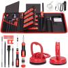 STREBITO Precision Screwdriver Set 191-Piece + 2-Piece Suction Cups Bundle, LCD Screen Remover for Computer, iPhone, Laptop, Cell Phone, Macbook, PS4/5, Tablet and Electronics Repair view 1