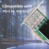 10Gb PCI-E X8 NIC Network Card, with Intel XL710-BM1 Ethernet Controller,Dual SFP+ Port, Compare to Intel XL710-DA4,PCI-Express Ethernet Adapter Support Windows Server,Linux,VMware view 3
