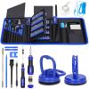 STREBITO Precision Screwdriver Set 191-Piece + 2-Piece Suction Cups Bundle, LCD Screen Remover for Computer, iPhone, Laptop, Cell Phone, Macbook, PS4/5, Tablet and Electronics Repair view 1