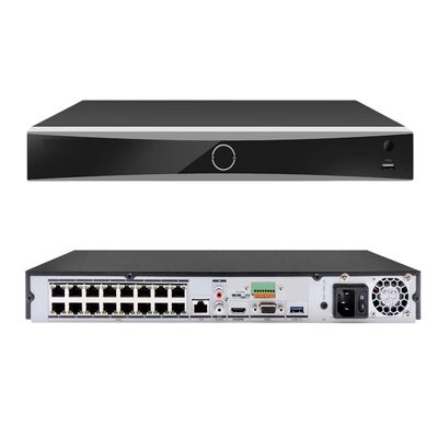 DS-7616NXI-K2/16P 16CH 4K 16 Channel PoE AcuSense NVR Network Video Recorder Human/Vehicle Detection Compatible with HIK IP Camera/Hik-Connect(International English Version No HDD)