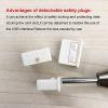 10Pcs USB Port Lock with 1 Keys, Locking USB Port/Dust Blocker, USB Dust Cover Cap Female Port Plugs Protector, Compatible with Computer,TV,Router,USB Devices (Transparent) view 4