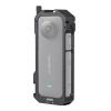 Camnoon Panoramic Camera Video Cage Aluminum Alloy with Dual Cold Shoe Mounts Metal Protective Frame Camera Cage Vlog Accessories Compatible with Insta360 X3 view 1