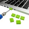 50Pcs USB Port Lock with 3 Keys, Locking USB Port/Dust Blocker, USB Dust Cover Cap Female Port Plugs Protector, Compatible with Computer,TV,Router,USB Devices (Green) view 1