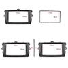 2 DIN Radio Fascia for Toyota Corolla 2007 2008 2009 2010 GPS DVD Stereo CD Panel Dash Mount Installation Trim Kit Frame Bezel view 3