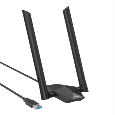 BrosTrend AX1800 USB WiFi 6 Linux, Linux Compatible WiFi Adapter for PC, Raspberry Pi 2+, Supports Ubuntu, Mint, Debian, Kubuntu, Mate, Zorin, Windows 11/10 etc. 2X Long Range Wi-Fi Antennas Dual Band