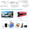 500W/1200W/2000W Pure Sine Wave Power Inverters,DC 12V to AC 240V Car Inverter Voltage Converter,Power Inverters,with LCD Display, Sockets, Fans ,1200W-24to220v view 3