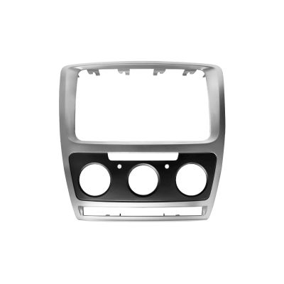BANDOX Double Din Fascia for Skoda Octavia Auto/Manua AC 2010-2013 Stereo Radio CD Installation Dash Kit Trim Frame Adapter Bezel Panel