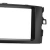 2 Din Car Fascia for Toyota Auris 2006-2012 Stereo Fascias Panel Dash Mount Installation Car DVD Player Frame Kits in-Dash Bezel view 4