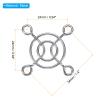 PATIKIL 30mm Fan Finger Grill, 4 Pack Metal Grill Protector Guard for 30X30mm Fan Protective Cover DIY, Silver view 2