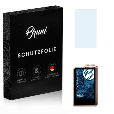 Bruni Screen Protector compatible with Cowon Plenue 2 Mark II Protector Film, crystal clear Protective Film (2X)