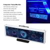 8.8 Inch USB Mini Screen, 1920x480 for aida64 PC CPU HDD Data Monitor Computer Temperature Display, Mini Secondary Screen PC Temp Monitor, Chassis Screen, White view 2