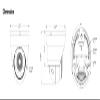 LTS LTCMHT2322-28F HD 2MP 2.8mm Lens 4in1 TVI/AHD/CVI/CVBS 66ft IR Dome Camera CMHT2322-28F view 4