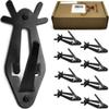 VMSIXVM European Mount Skull Hanger, Deer Skull Wall Hooker for Hanging Deer Head, Pronghorn and Other Smaller Animals, Euro Mount Hanger with Easy Install Kit for Indoor Outdoor view 1