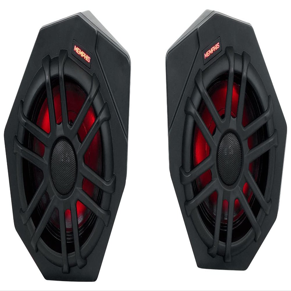 Memphis Pair Audio CANAMX365FE 75w RMS LED Speaker Pods for 2017+ Can Am X3