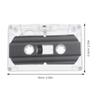 2Pcs 30 Minute Blank Audio Cassette Tapes for DIY Voice Recording Teaching Materials Transparent Plastic Shell Low Noise Replacement view 4