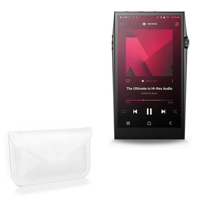 BoxWave Case Compatible with Astell & Kern A&Ultima SP3000 - Elite Leather Messenger Pouch, Synthetic Leather Cover Case Envelope Design - Ivory White