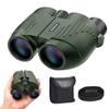 20X25 Compact Binoculars for Adults and Kids,Large Eyepiece Waterproof Binocular,Easy Focus Small Binoculars for Bird Watching,Hiking and Concert, Green view 1