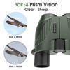 20X25 Compact Binoculars for Adults and Kids,Large Eyepiece Waterproof Binocular,Easy Focus Small Binoculars for Bird Watching,Hiking and Concert, Green view 2