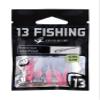 13 FISHING - Madpole - Panfish Plastics - Bubble Gum - 6 Baits Per Pack - MP-BG view 2