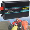 Pure Sine Wave Power Inverters 1600W/2800W/4000W/5000W Car Power Inverter,DC 12V/24V to AC 110V/ 220VConverter ,with LCD Display, Sockets, Fans,for RV Truck Car ,5000w-12vto220v view 1