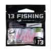 13 FISHING - Squidworm - Panfish Plastics - Bubble Gum - 6 Baits Per Pack - SW-BG view 2