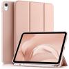 Akkerds Compatible with iPad (A16) 11th Generation Case 11 Inch 2025, for iPad 10th Generation Case 10.9 Inch 2022 with Pencil Holder, Slim Trifold Stand Protective Cover with Soft TPU Back, Rose Pink view 1